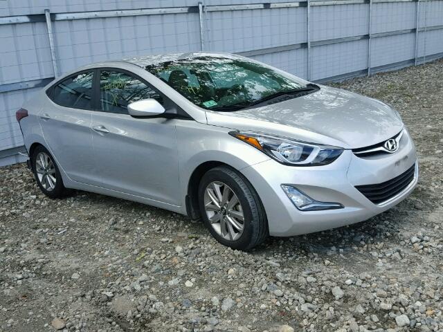 5NPDH4AE8FH621848 - 2015 HYUNDAI ELANTRA SE SILVER photo 1