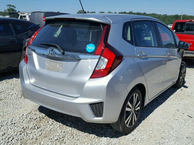 3HGGK5H80FM743328 - 2015 HONDA FIT EX SILVER photo 4