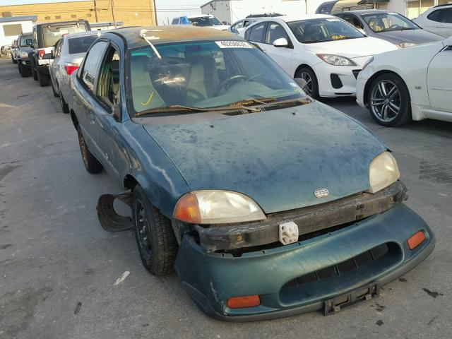 2C1MR5295V6760243 - 1997 GEO METRO LSI GREEN photo 1