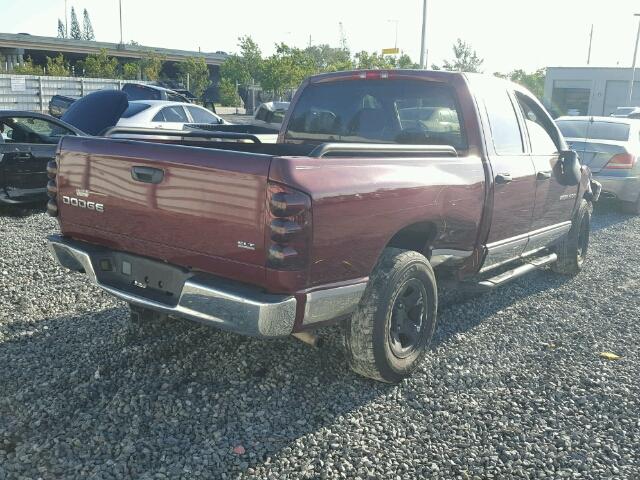 1D7HA18N43S154439 - 2003 DODGE RAM 1500 S RED photo 4