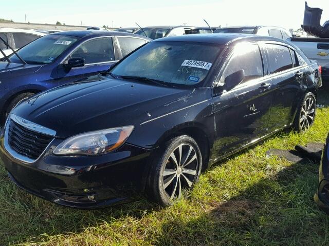 1C3CCBBB7DN515184 - 2013 CHRYSLER 200 TOURIN BLACK photo 2