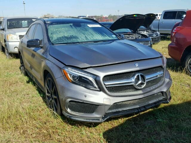 WDDTG5CB9FJ070432 - 2015 MERCEDES-BENZ GLA 45 AMG GRAY photo 1