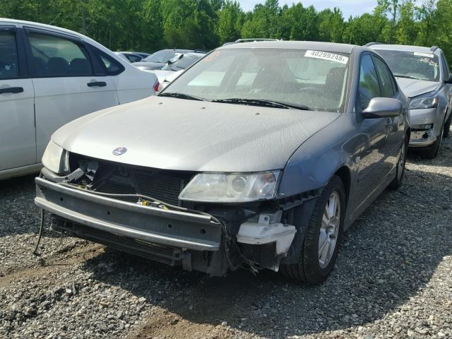 YS3FD49Y661033482 - 2006 SAAB 9-3 BASE GRAY photo 2