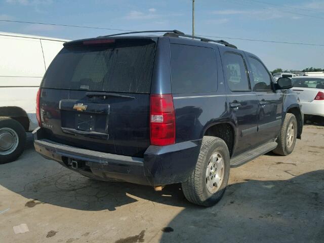 1GNFC13J17R104666 - 2007 CHEVROLET TAHOE C150 BLUE photo 4