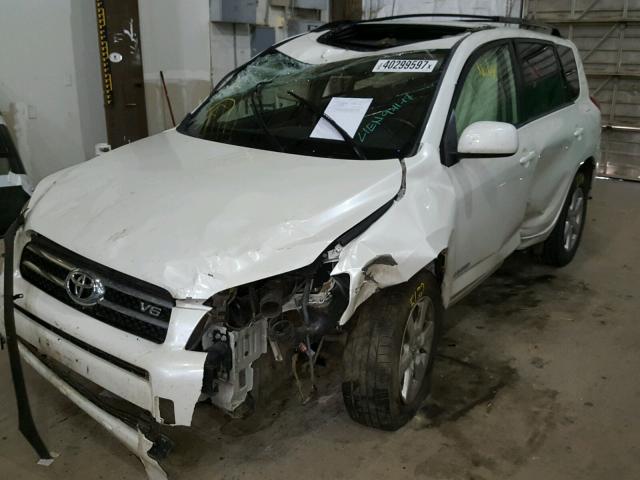 JTMBK31V075019224 - 2007 TOYOTA RAV4 LIMIT WHITE photo 2