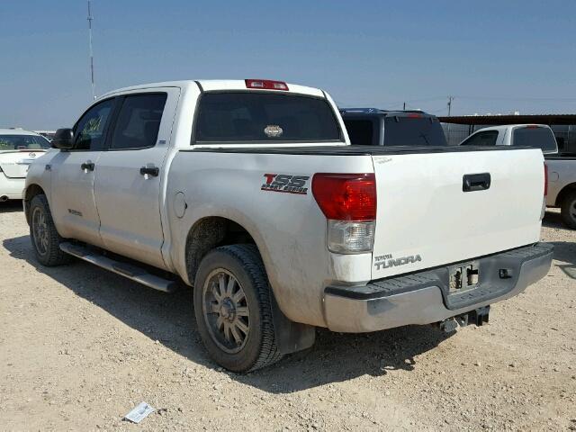 5TFEY5F14CX129057 - 2012 TOYOTA TUNDRA WHITE photo 3