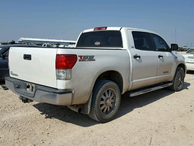 5TFEY5F14CX129057 - 2012 TOYOTA TUNDRA WHITE photo 4