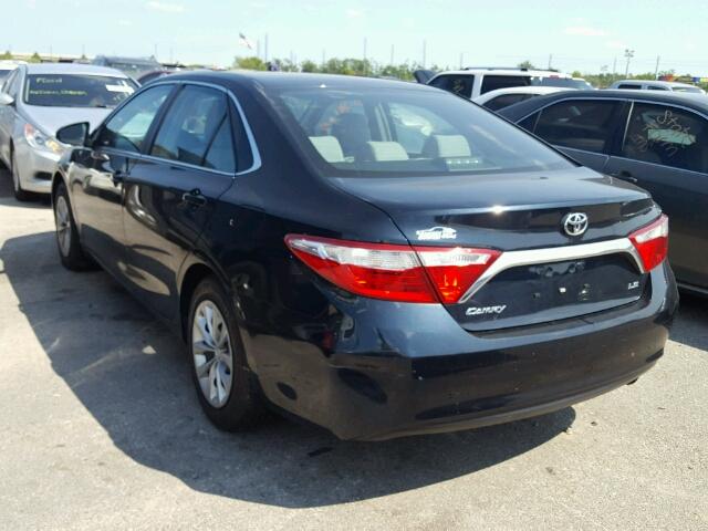 4T4BF1FK3GR571248 - 2016 TOYOTA CAMRY LE BLACK photo 3