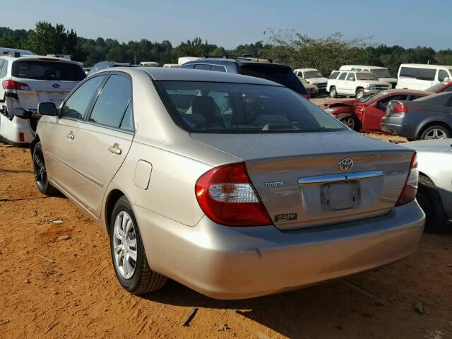 4T1BE32K63U181186 - 2003 TOYOTA CAMRY LE ოქროსფერი ფოტო 3