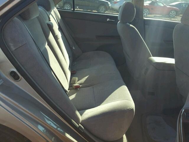 4T1BE32K63U181186 - 2003 TOYOTA CAMRY LE ოქროსფერი ფოტო 6