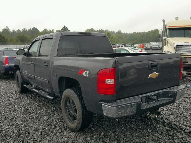 3GCRKSE31AG147845 - 2010 CHEVROLET SILVERADO CHARCOAL photo 3