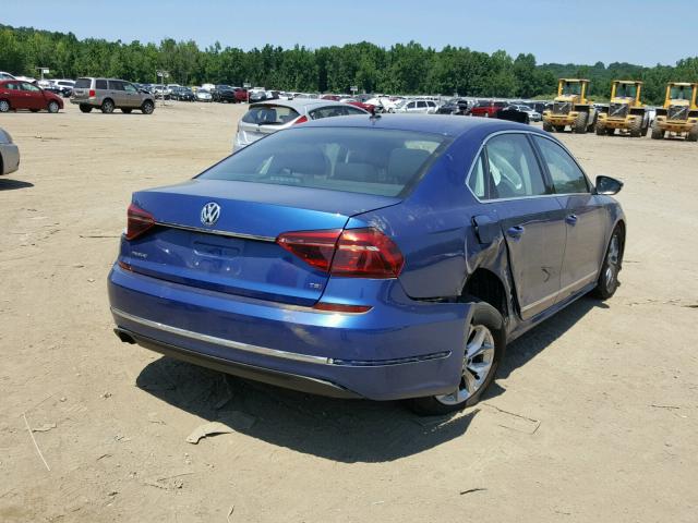 1VWAT7A3XHC006151 - 2017 VOLKSWAGEN PASSAT S BLUE photo 4