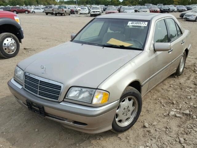 WDBHA24G6XA754624 - 1999 MERCEDES-BENZ C230 TAN photo 2