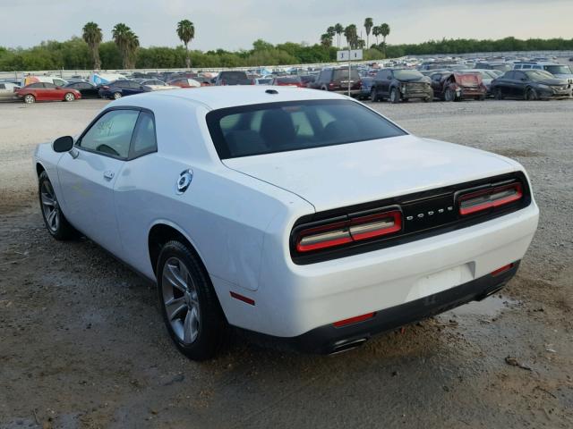 2C3CDZAG6FH793668 - 2015 DODGE CHALLENGER WHITE photo 3