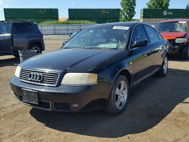 WAUJT64B32N079967 - 2002 AUDI A6 3 BLACK photo 2