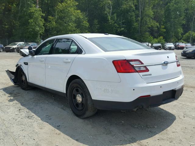 1FAHP2L85HG103290 - 2017 FORD TAURUS POL WHITE photo 3