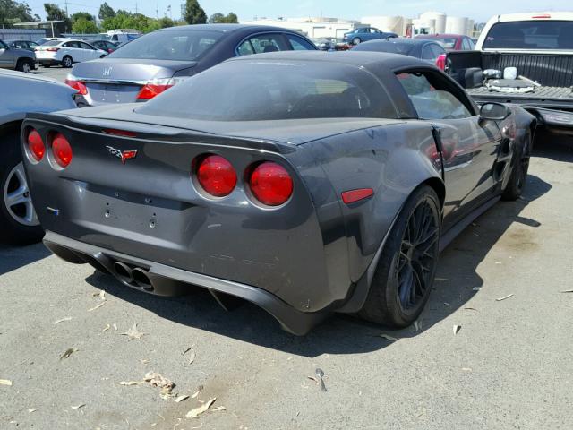 1G1YN2DT7A5800330 - 2010 CHEVROLET CORVETTE Z BLACK photo 4