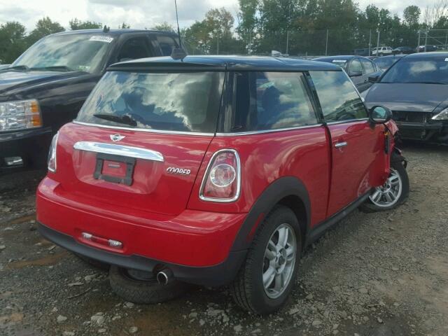 WMWSU3C51CT257657 - 2012 MINI COOPER RED photo 4