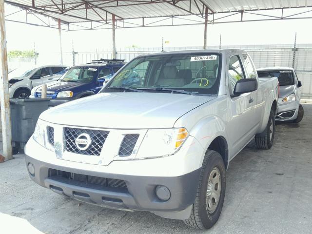 1N6BD0CT6EN763330 - 2014 NISSAN FRONTIER S SILVER photo 2