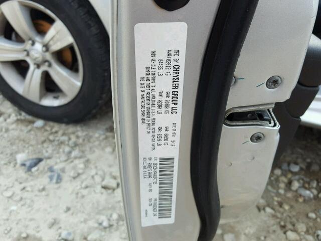 1B3CB4HA4AD647735 - 2010 DODGE CALIBER SX SILVER photo 10