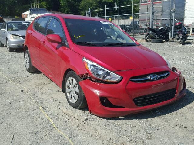 KMHCT5AE4GU239254 - 2016 HYUNDAI ACCENT SE RED photo 1