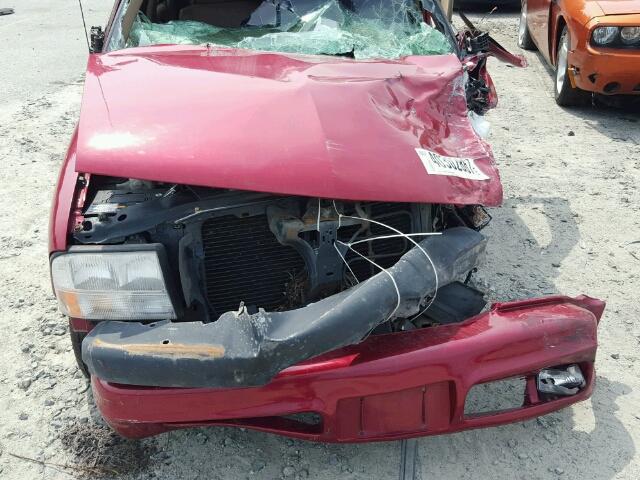 1GHDT13W8X2702137 - 1999 OLDSMOBILE BRAVADA MAROON photo 7