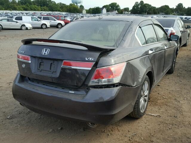 1HGCP3F84CA014863 - 2012 HONDA ACCORD GRAY photo 4