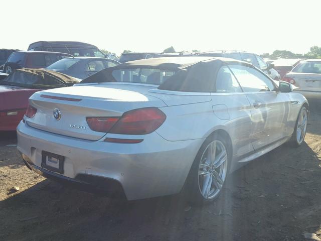 WBALZ5C58CDX64597 - 2012 BMW 650 XI SILVER photo 4