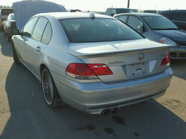 WBAHL835X7DT89553 - 2007 BMW ALPINA B7 ვერცხლისფერი ფოტო 3