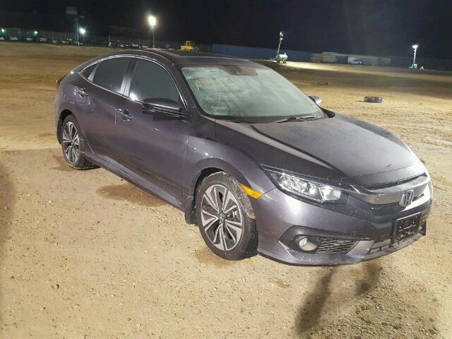 19XFC1F83HE010528 - 2017 HONDA CIVIC رمادي صورة 1