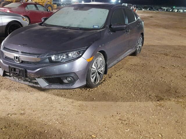 19XFC1F83HE010528 - 2017 HONDA CIVIC رمادي صورة 2