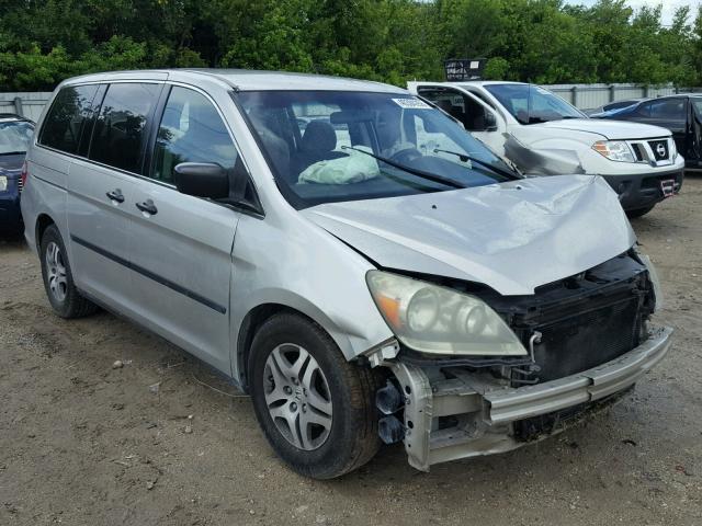 5FNRL38295B125075 - 2005 HONDA ODYSSEY LX GRAY photo 1