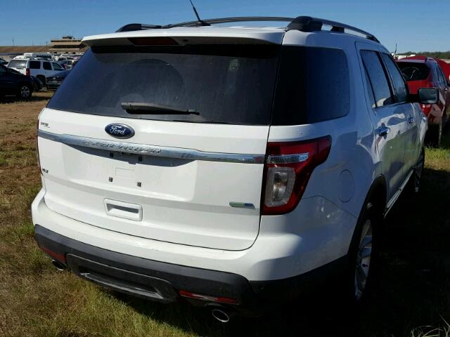 1FM5K8D81DGA63406 - 2013 FORD EXPLORER X WHITE photo 4