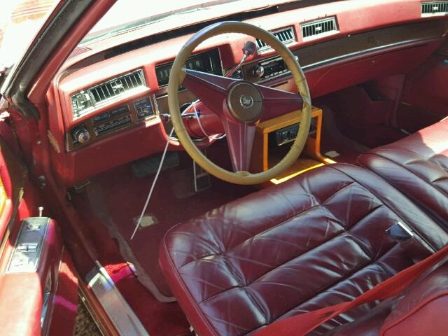 6L47S5Q252142 - 1975 CADILLAC EL DORADO RED photo 9