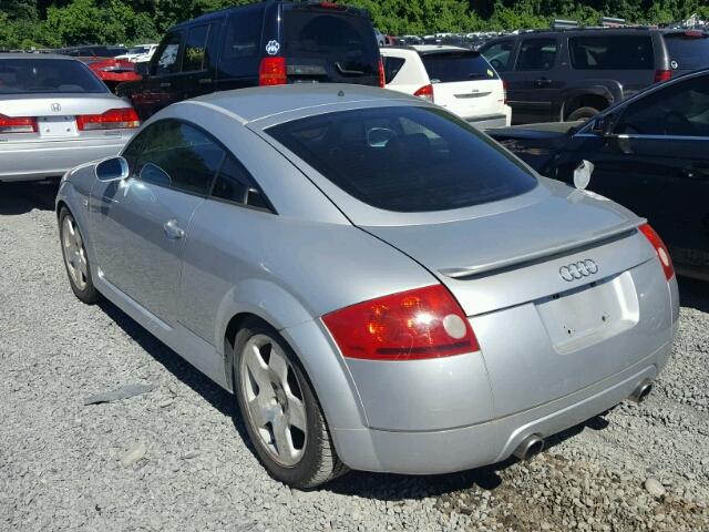 TRUWT28N511001644 - 2001 AUDI TT QUATTRO SILVER photo 3