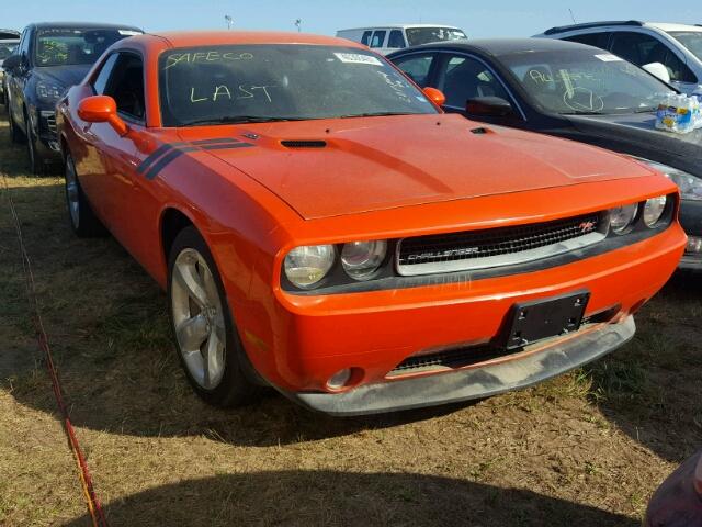 2C3CDYBT1DH742064 - 2013 DODGE CHALLENGER ORANGE photo 1