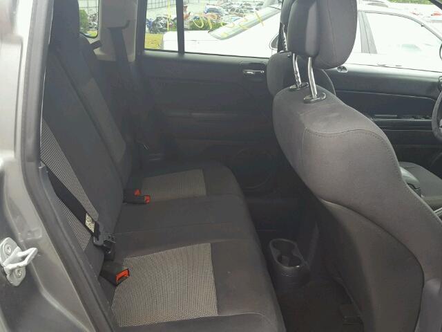 1C4NJCBB6CD589619 - 2012 JEEP COMPASS SP GRAY photo 6