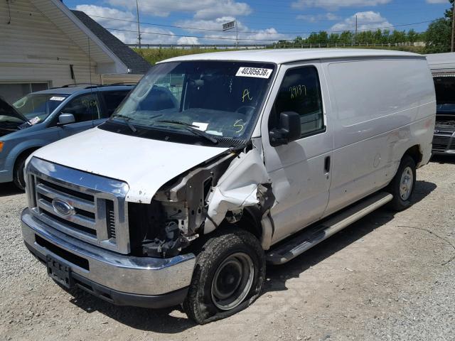 1FTNE2EW5BDA92881 - 2011 FORD ECONOLINE WHITE photo 2