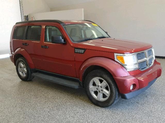 1D8GT58KX7W636006 - 2007 DODGE NITRO SLT RED photo 1