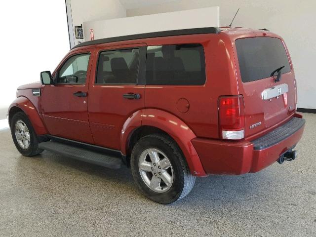 1D8GT58KX7W636006 - 2007 DODGE NITRO SLT RED photo 3