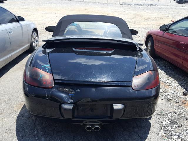 WP0CA29861U620764 - 2001 PORSCHE BOXSTER BLACK photo 6