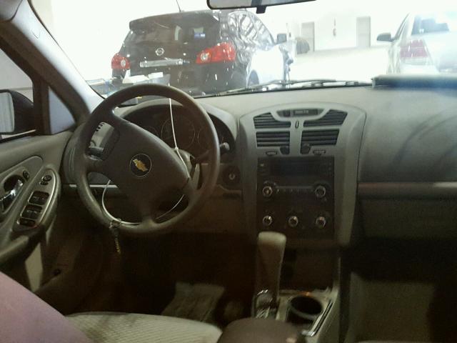 1G1ZS58F07F175078 - 2007 CHEVROLET MALIBU LS წითელი ფოტო 9