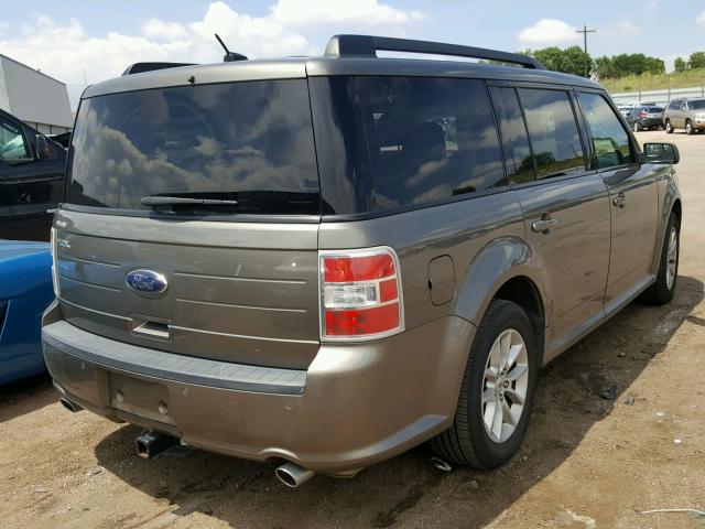 2FMGK5B86EBD15802 - 2014 FORD FLEX SE GRAY photo 4