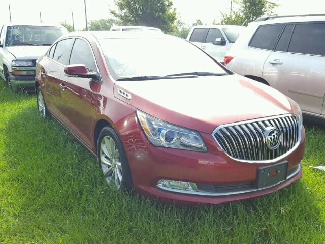 1G4GB5G34EF276669 - 2014 BUICK LACROSSE MAROON photo 1