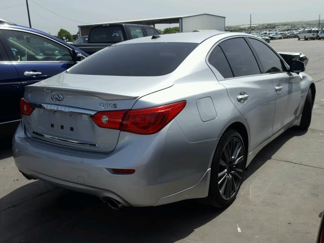 JN1FV7AR4GM451911 - 2016 INFINITI Q50 RED SP SILVER photo 4