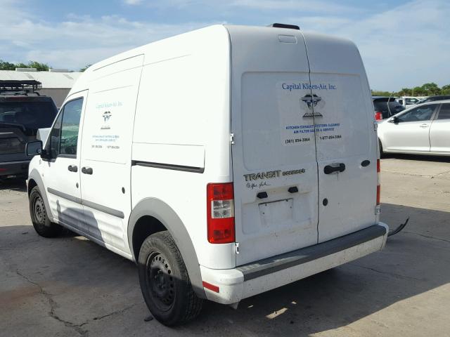 NM0LS7BN9AT015148 - 2010 FORD TRANSIT CO WHITE photo 3