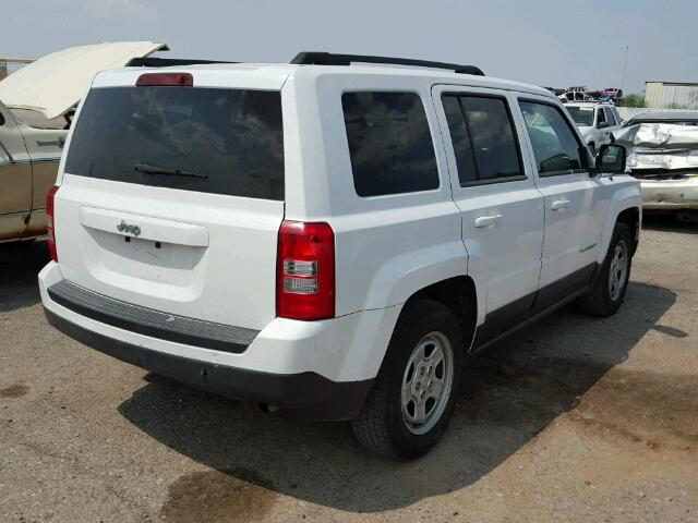 1C4NJPBAXED534334 - 2014 JEEP PATRIOT SP CREAM photo 4