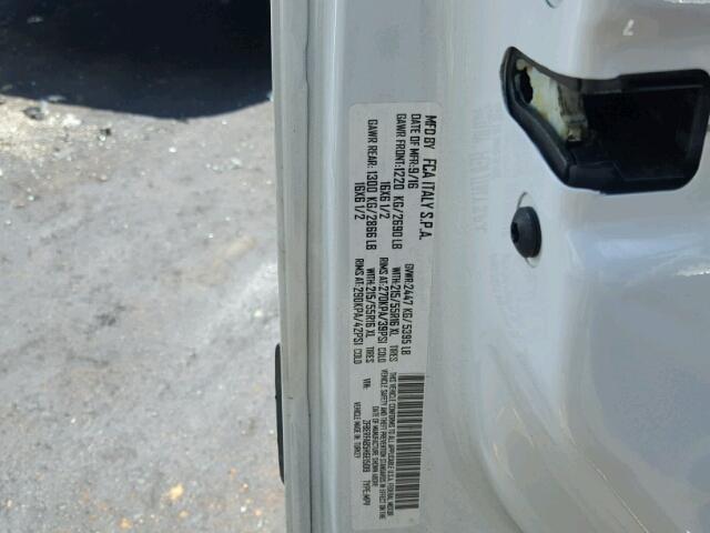 ZFBERFAB5H6E15019 - 2017 RAM PROMASTER Ağ foto 10