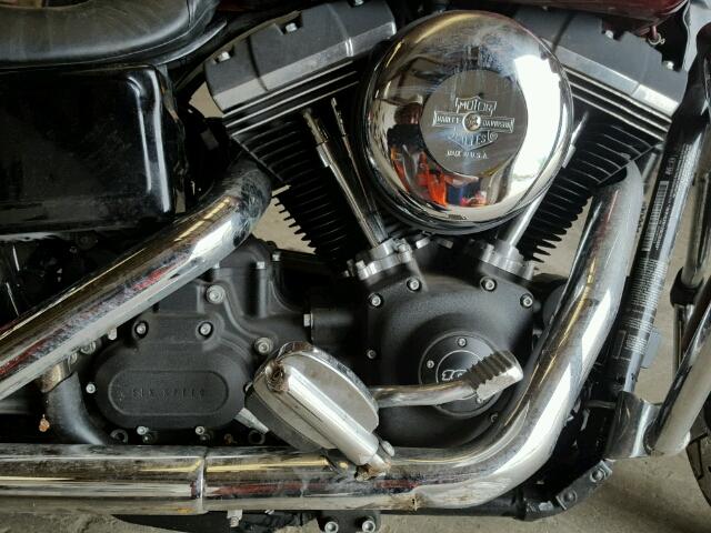 1HD1GXM12GC303008 - 2016 HARLEY-DAVIDSON FXDB DYNA RED photo 7