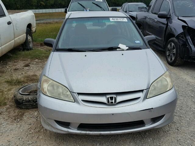 2HGES16394H603264 - 2004 HONDA CIVIC DX V SILVER photo 9